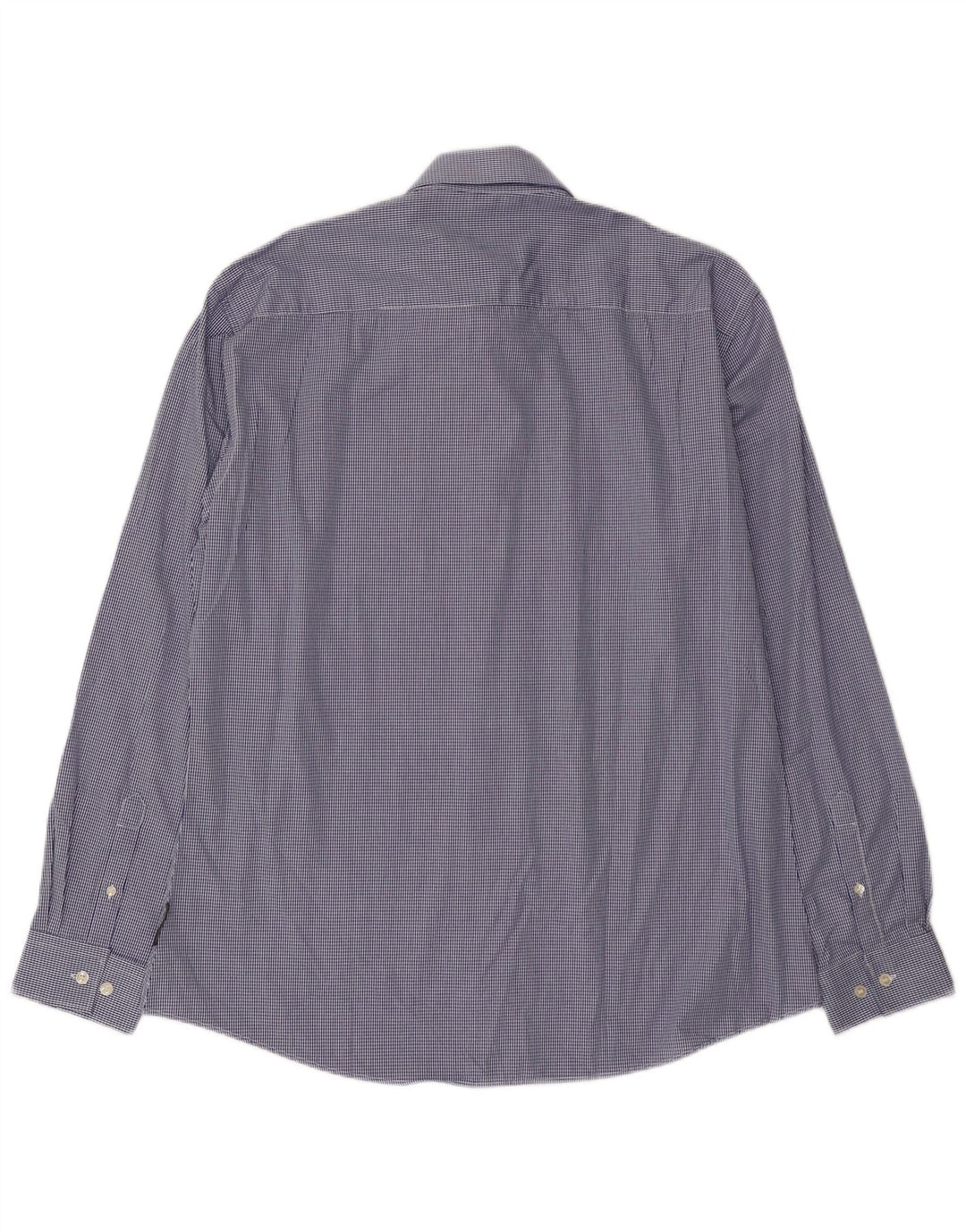 Camicia da uomo French Connection XL in cotone a quadretti blu