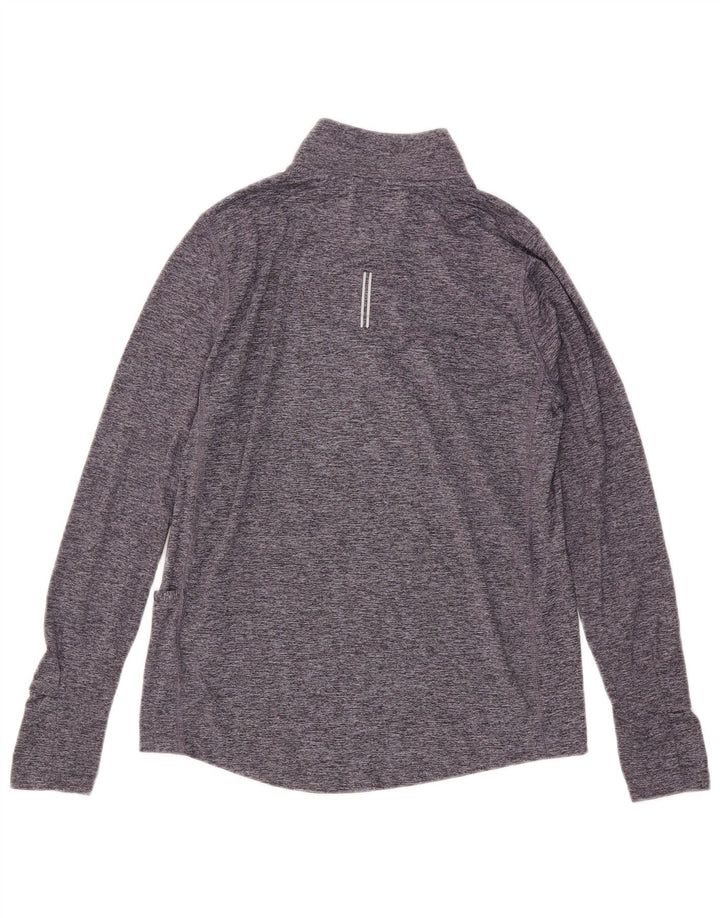 Top della tuta pullover da donna Nike Dri Fit UK 10 piccolo grigio chiazzato