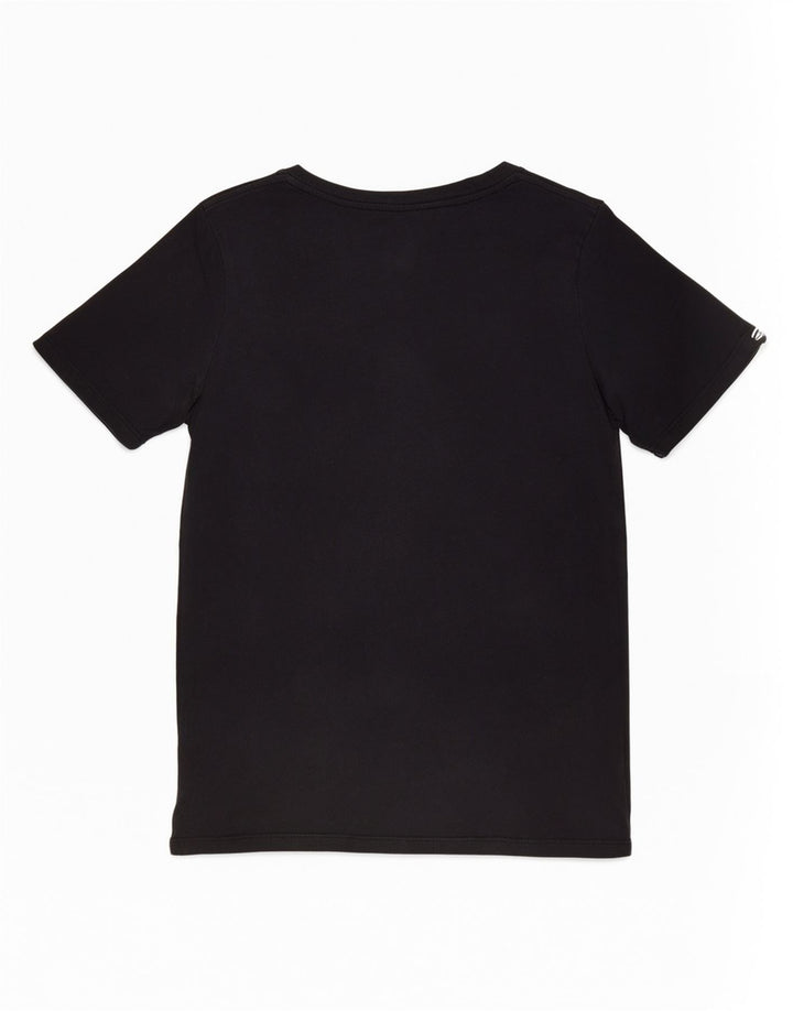 T-shirt grafica da donna Nike Top UK 12 cotone medio nero