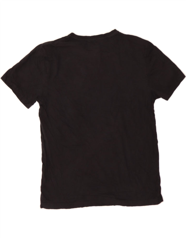 HURLEY Mens Graphic T-Shirt Top Medium Black Cotton Vintage Hurley and Second-Hand Hurley from Messina Hembry 