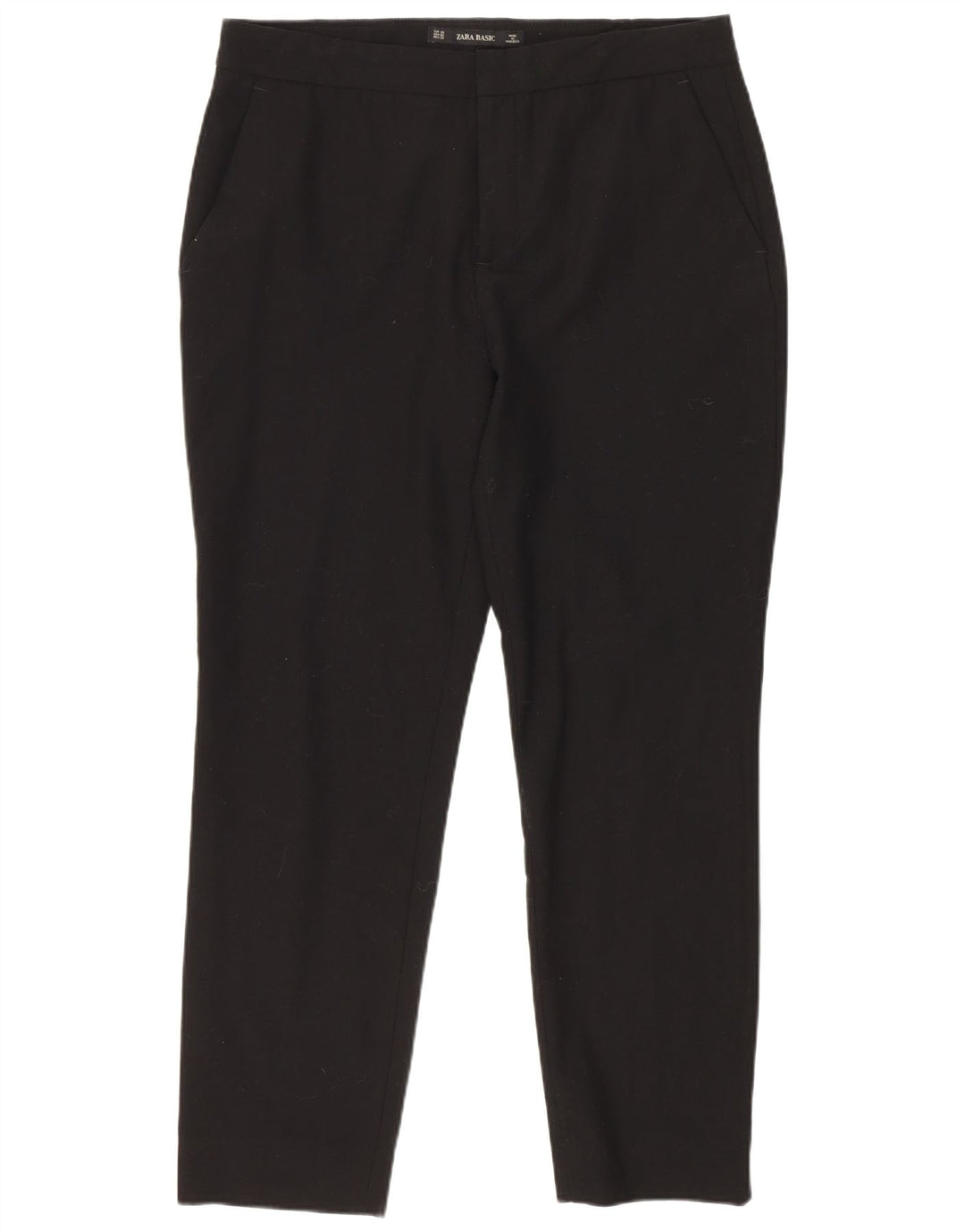 Pantaloni da abito slim da donna Zara EU 38 piccoli W28 L26 neri