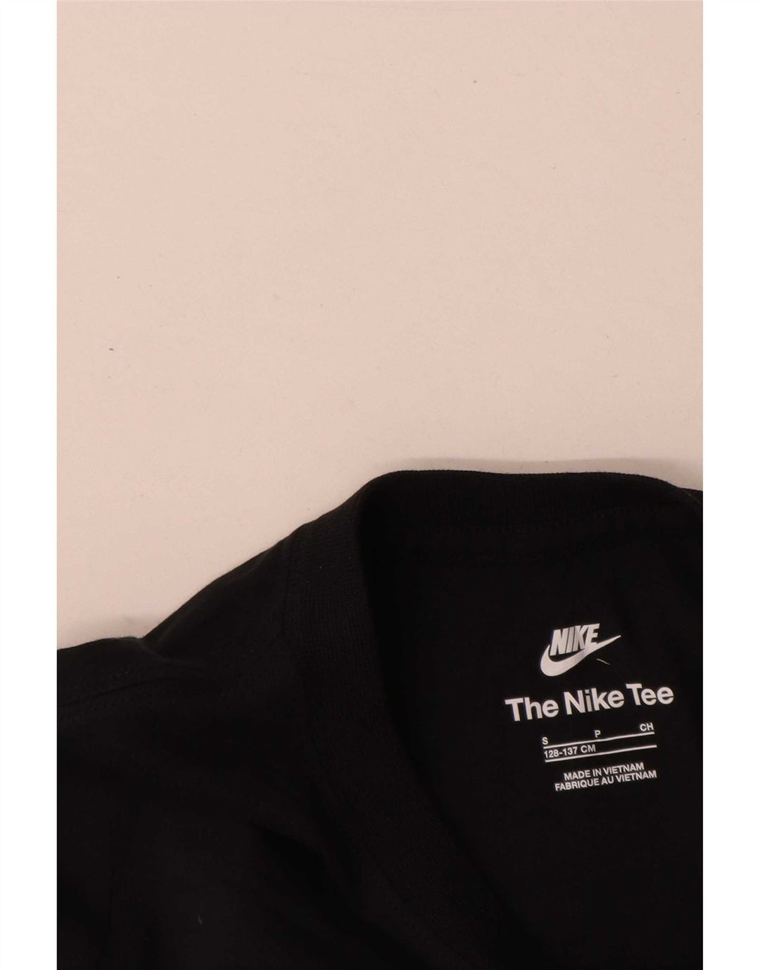 Maglia Nike Bambino Manica Lunga 8-9 Anni Piccola Nera in Cotone