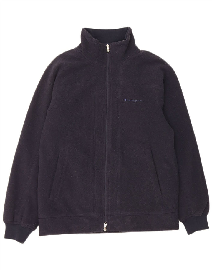 Giacca in pile da uomo Champion UK 36 Small Poliestere blu navy