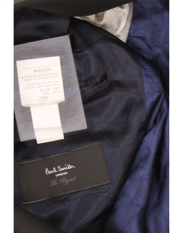PAUL SMITH Giacca blazer a 2 bottoni da uomo UK 38 lana nera media