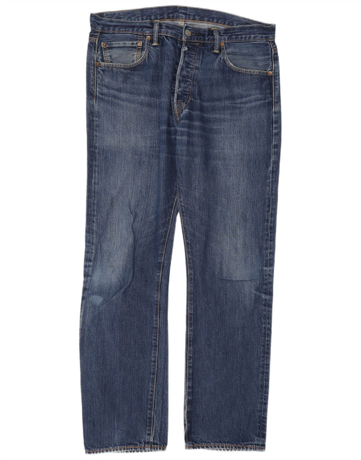 Levi's Uomo 501 Jeans dritti W34 L32 Blu