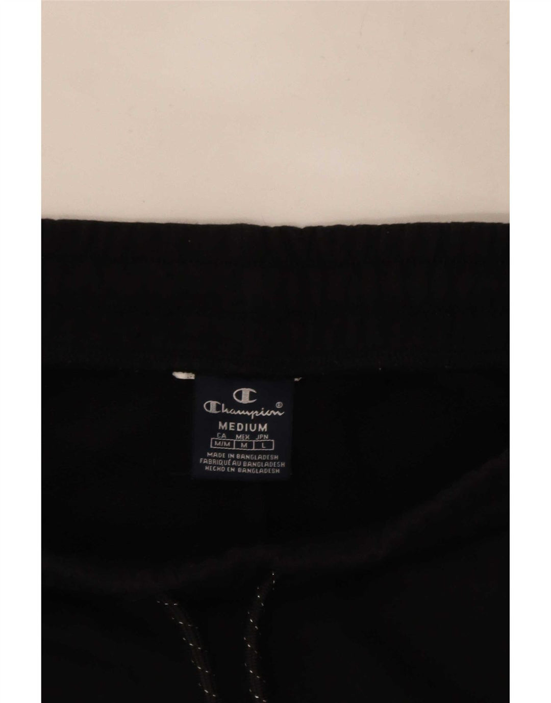 Pantaloncini sportivi grafici da uomo Champion medi neri
