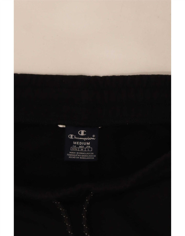 Pantaloncini sportivi grafici da uomo Champion medi neri