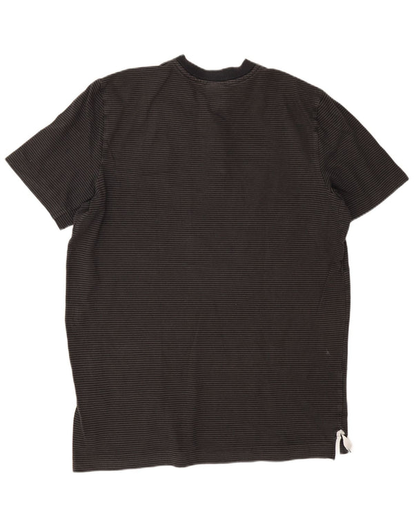 T-shirt grafica da uomo Nike Top XL in cotone a righe grigie