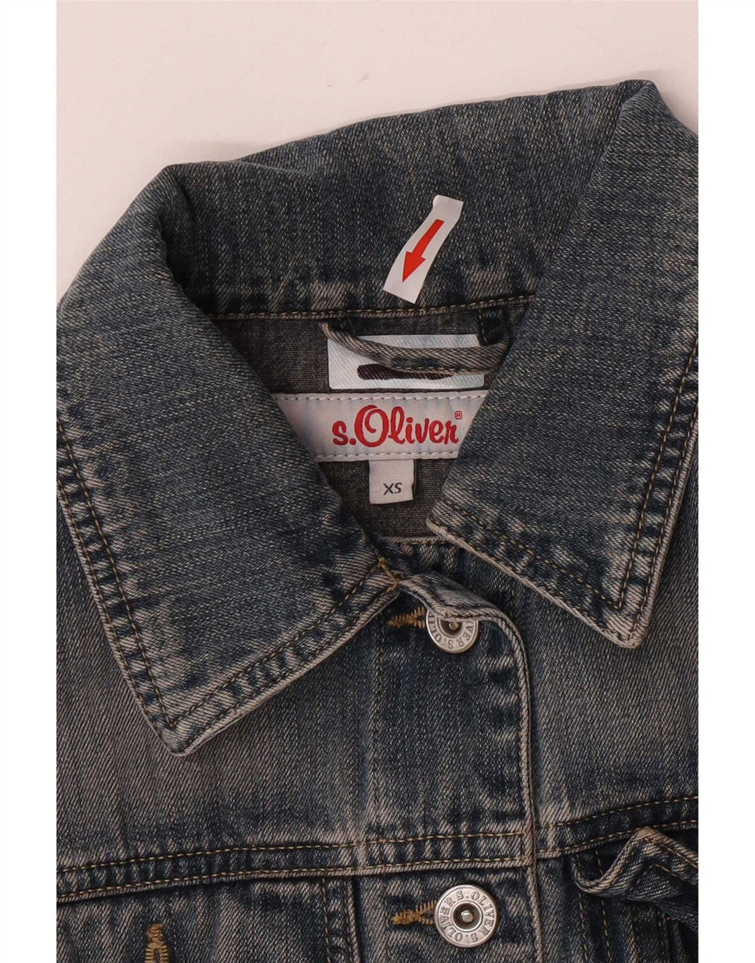 Giacca di jeans da donna S.Oliver UK 6 XS Blu cotone