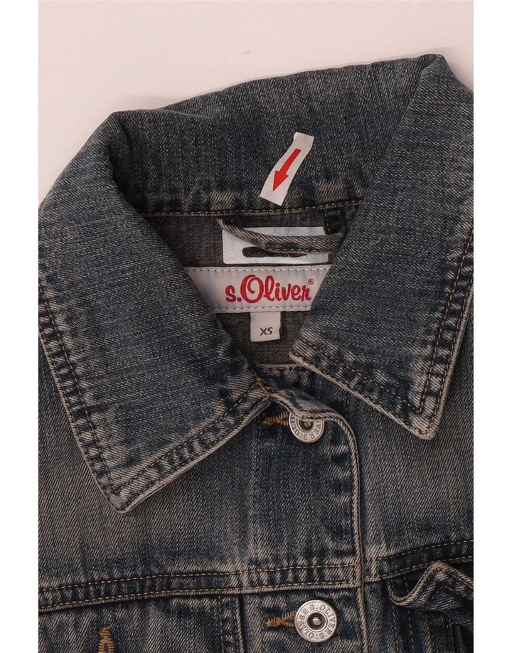 Giacca di jeans da donna S.Oliver UK 6 XS Blu cotone
