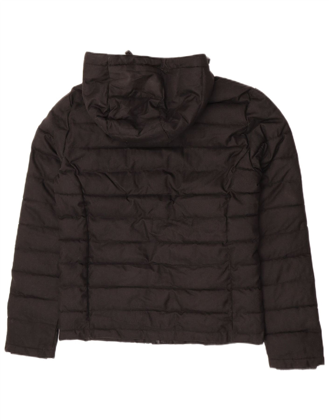 Giacca imbottita con cappuccio da uomo Superdry UK 38 poliestere nero medio