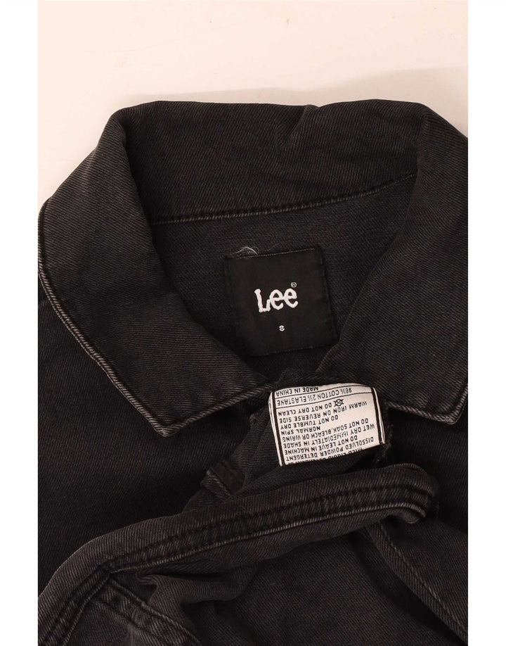 Giacca di jeans Lee per ragazzi 7-8 anni in cotone nero