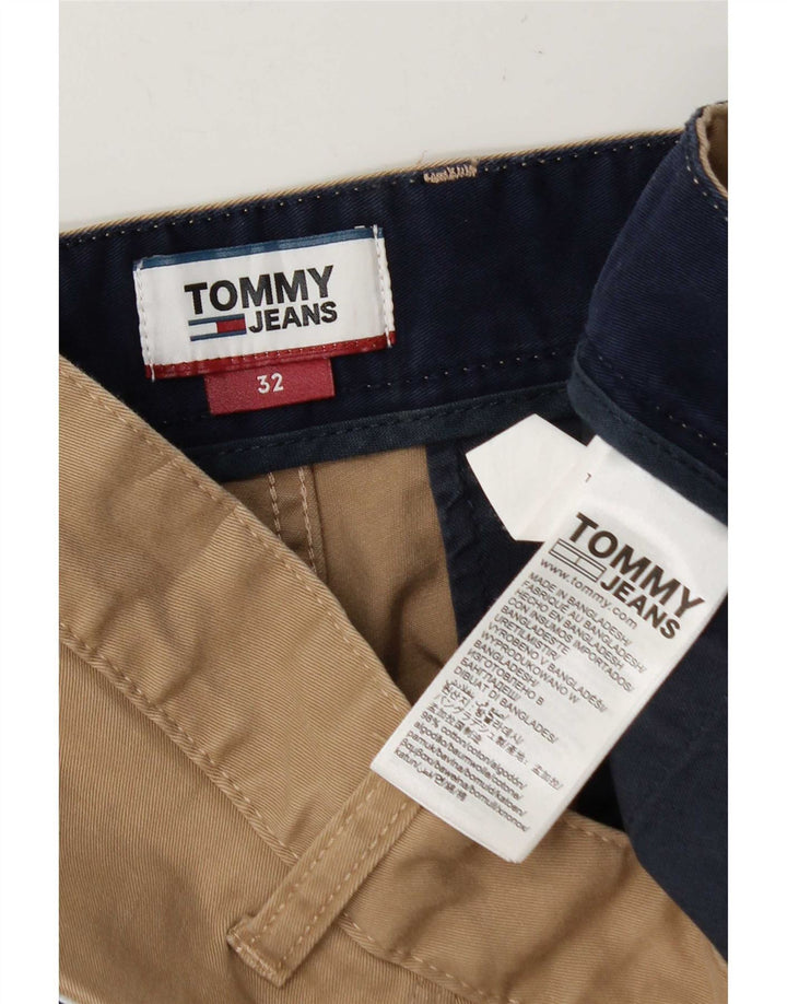 Pantaloncini chino da uomo Tommy Hilfiger W32 cotone beige medio