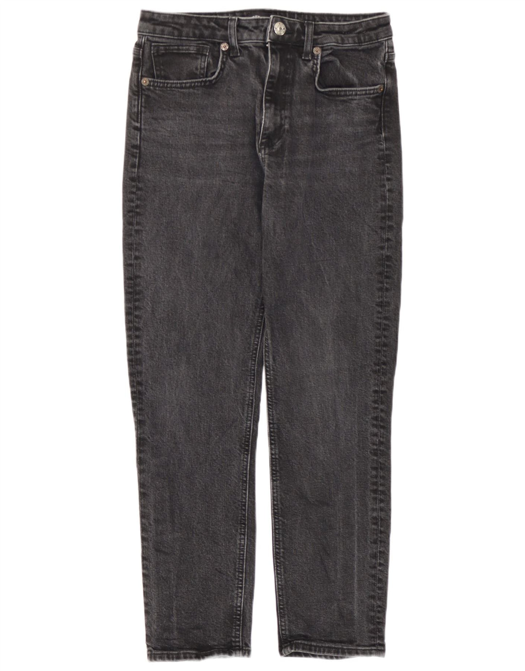 Jeans dritti da donna Zara EU 38 Small W28 L26 Grigio