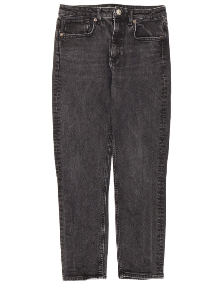 Jeans dritti da donna Zara EU 38 Small W28 L26 Grigio