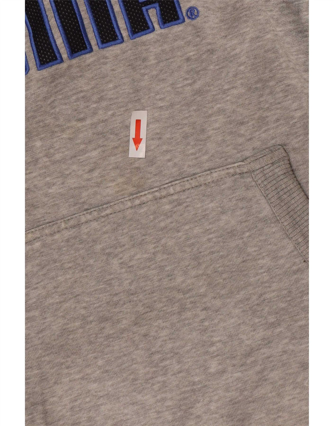 Felpa con cappuccio grafica da uomo Puma piccola grigia chiazzata