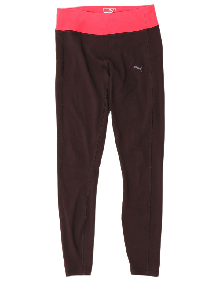 Leggings Puma da donna UK 8 Small Black Colourblock