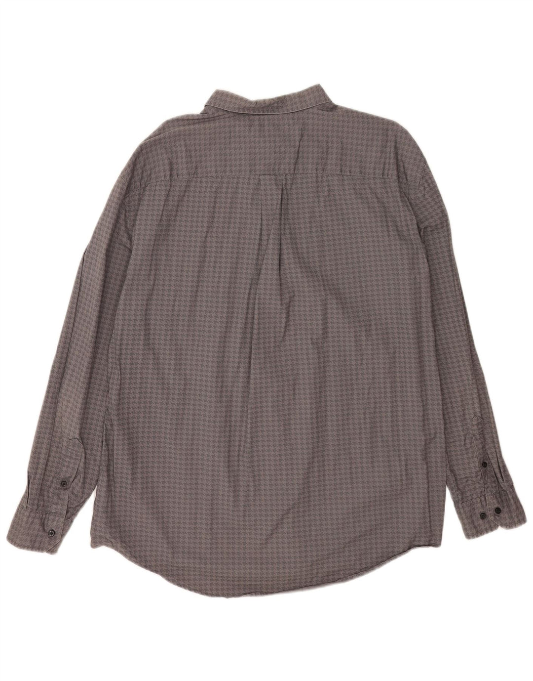 Camicia da uomo su misura Tommy Hilfiger 2XL cotone pied de poule grigio