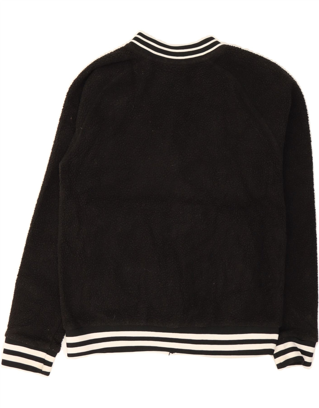 CHAMPION Womens Fleece Jacket UK 10 Small Black Polyester Vintage Champion and Second-Hand Champion from Messina Hembry 