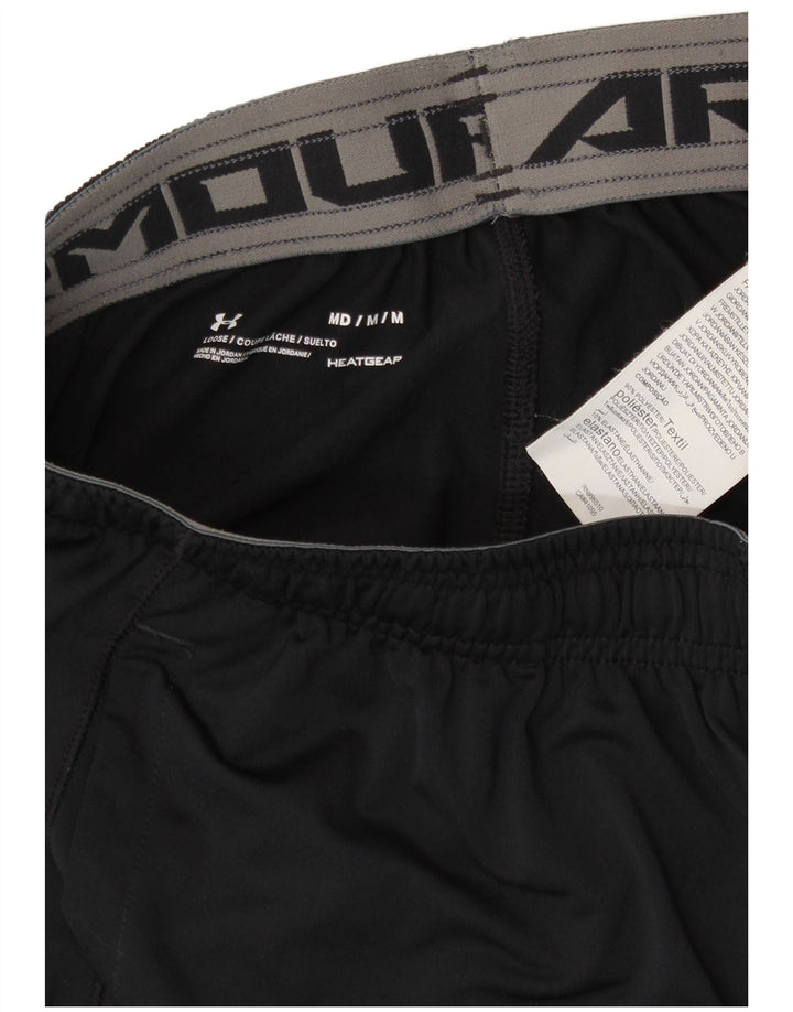 UNDER ARMOUR Mens Heat Gear Sport Shorts Medium  Black Polyester