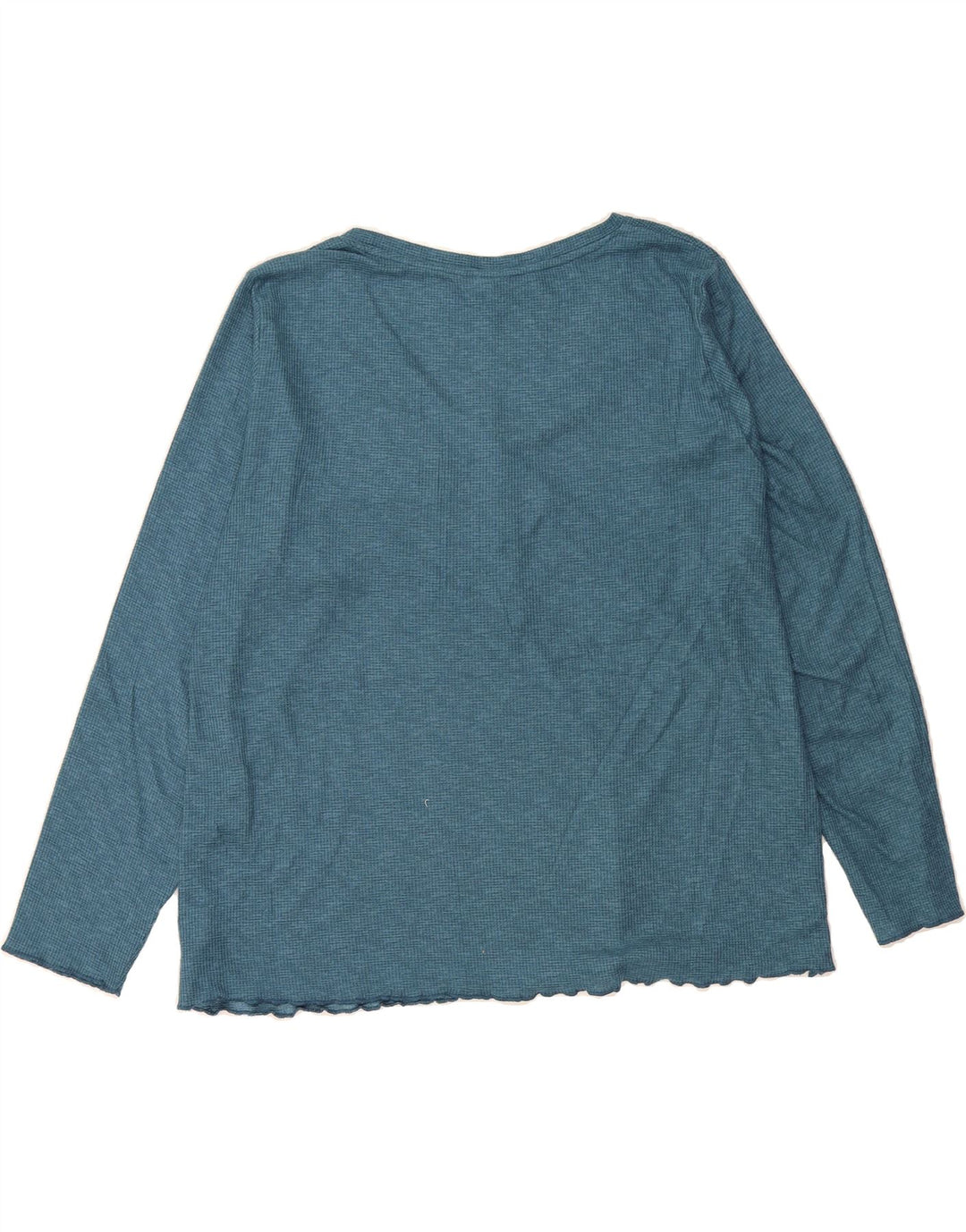 EDDIE BAUER Womens Top Long Sleeve UK 20 2XL Blue Polyester Vintage Eddie Bauer and Second-Hand Eddie Bauer from Messina Hembry 