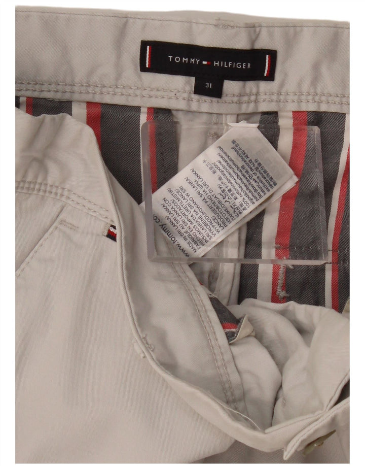 TOMMY HILFIGER Pantaloncini cargo da uomo W31 Cotone grigio medio