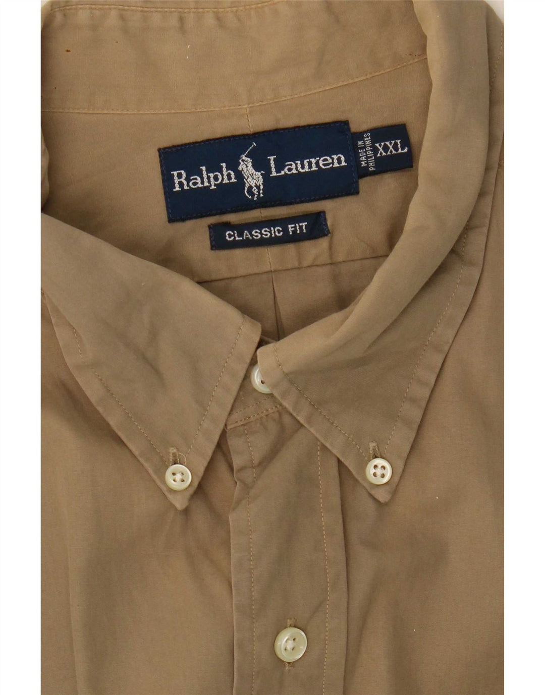 Camicia Ralph Lauren da uomo vestibilità classica 2XL Beige