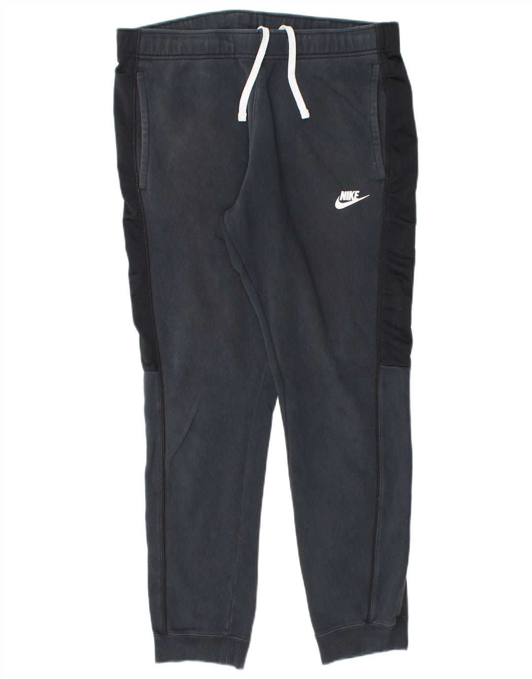 Pantaloni da tuta da uomo NIKE Joggers in cotone color block medio nero
