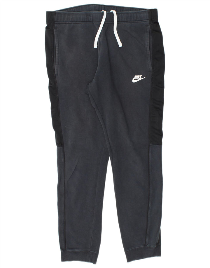 Pantaloni da tuta da uomo NIKE Joggers in cotone color block medio nero