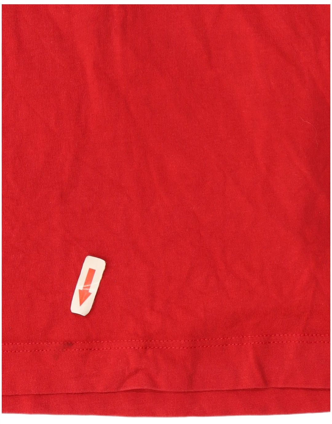 T-shirt grafica da uomo Trussardi Jeans Top Small in cotone rosso