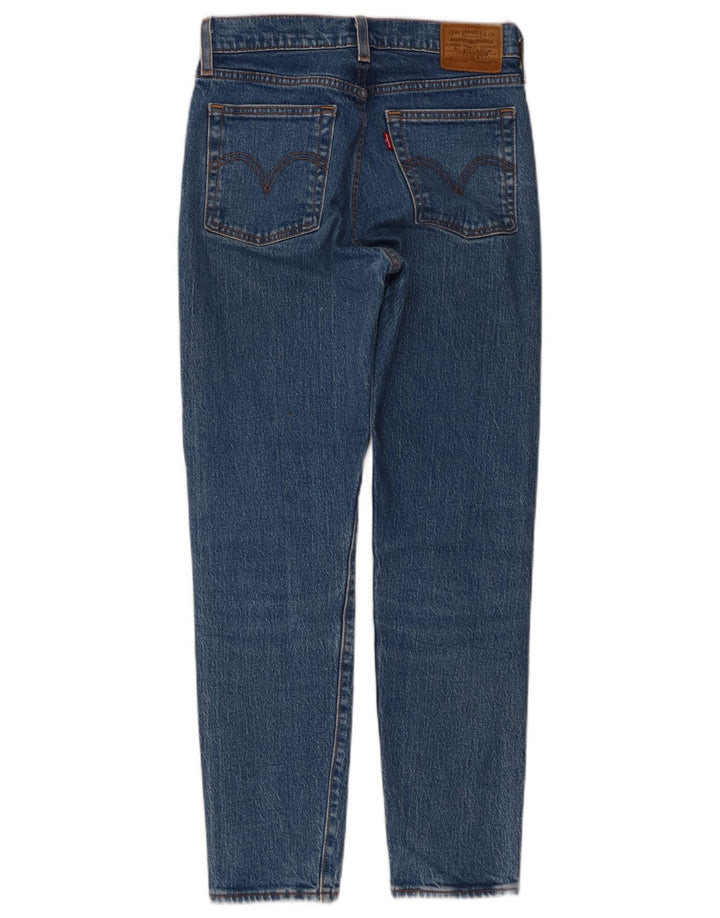 Jeans dritti con zeppa da donna Levi's W25 L27 cotone blu