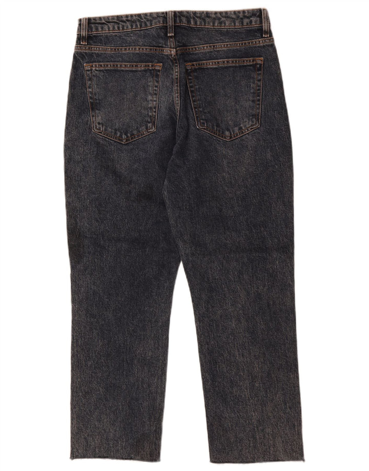 Jeans corti da donna Topshop W30 L25 cotone nero