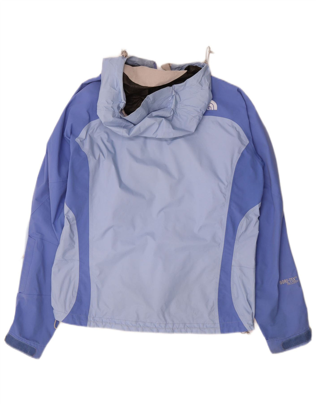 Giacca antipioggia da donna con cappuccio The North Face UK 14 Colorblock blu medio