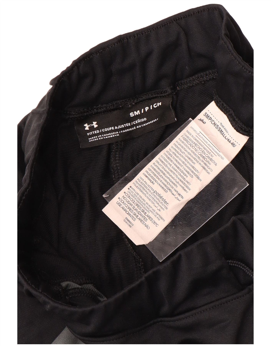 Pantaloni da tuta da uomo UNDER ARMOUR Small Poliestere color block nero