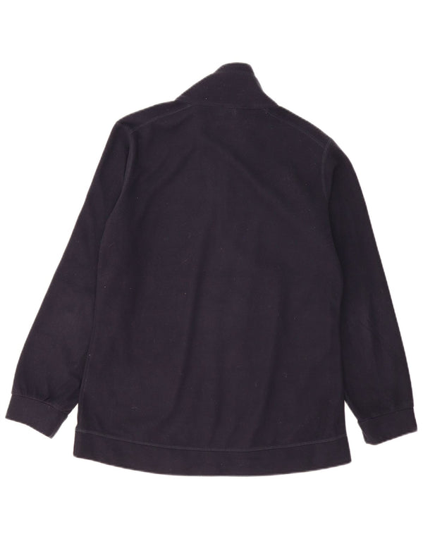Maglione in pile da donna con collo e zip Champion UK 16 grande poliestere blu navy