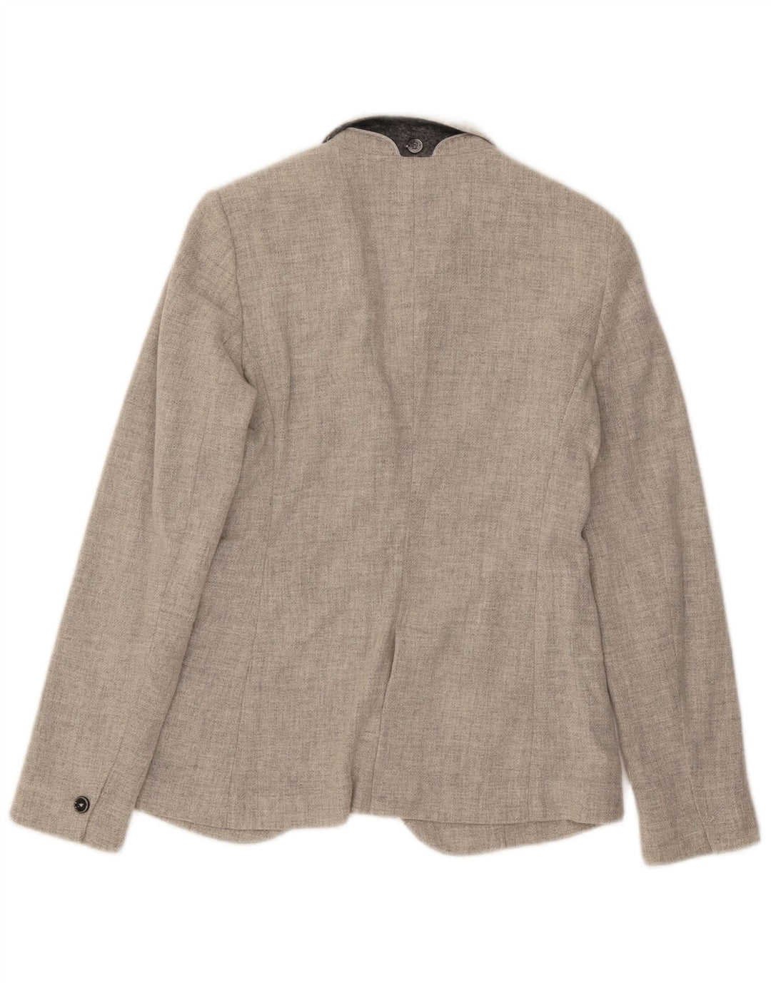 Giacca blazer da donna a 1 bottone Massimo Dutti EU 38 piccola lana grigia