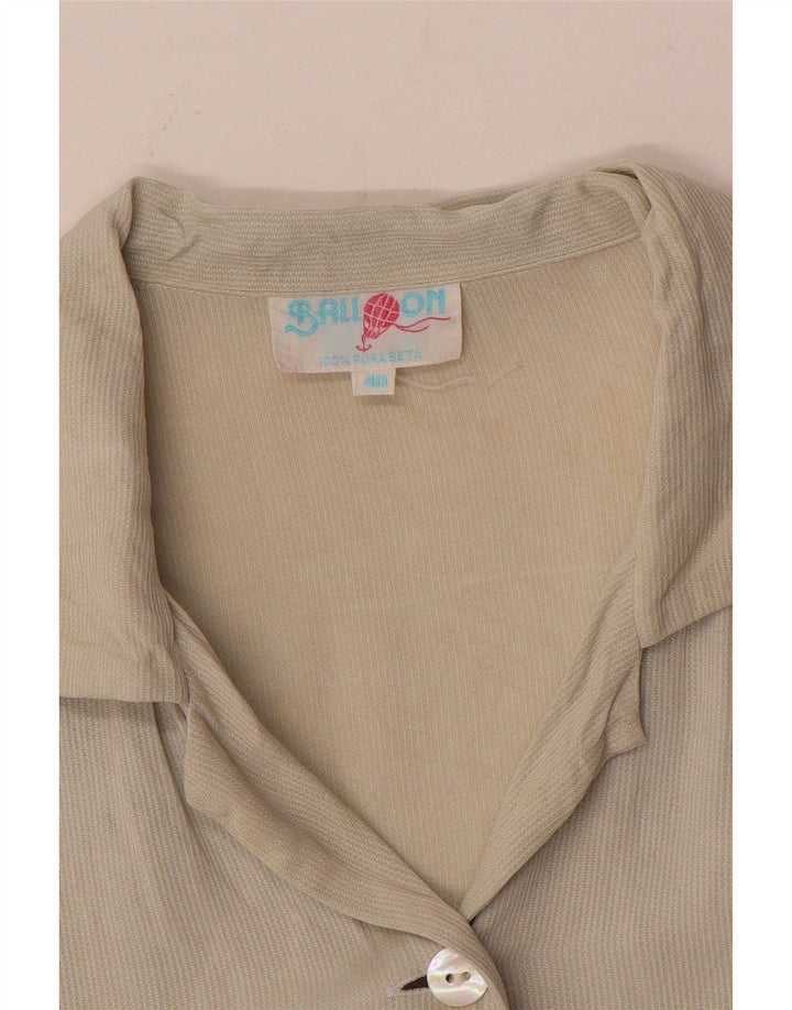 Camicia a maniche corte da donna Balloon EU 40 Seta beige medio