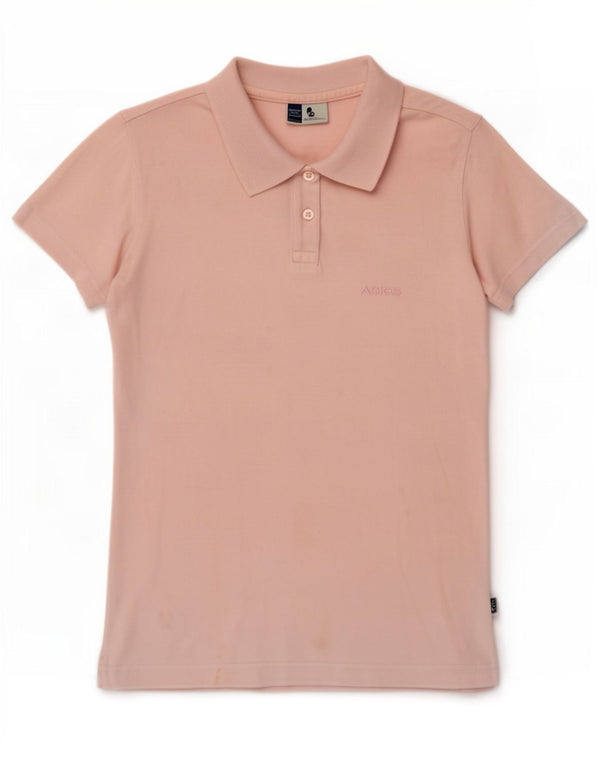 Polo Asics Donna UK 10 Small Rosa Cotone