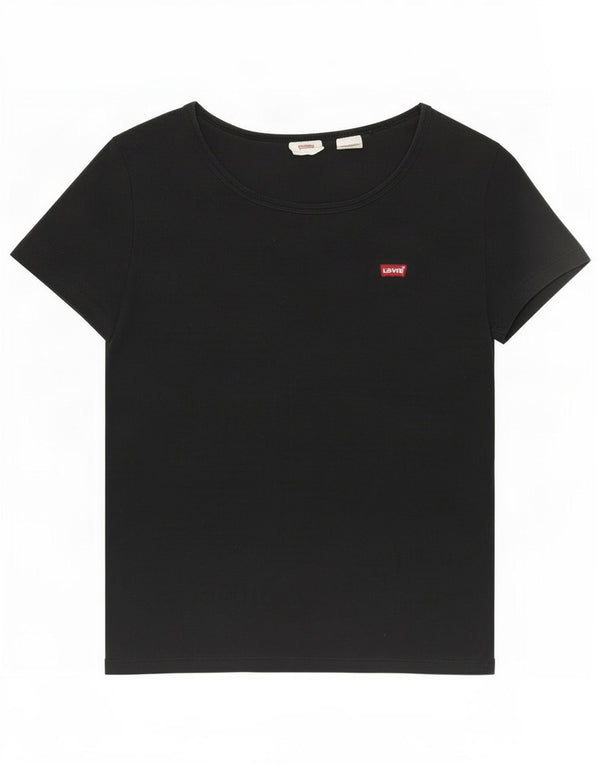 T-shirt da donna Levi's Top UK 8 Small Nera