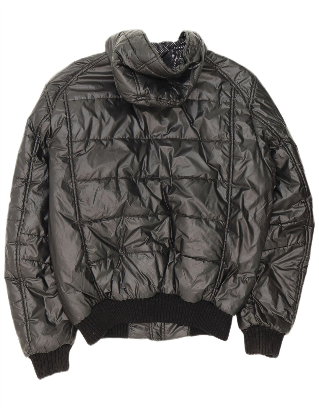 Refrigiwear Giacca imbottita con cappuccio Sixty da uomo UK 42 XL Poliestere grigio