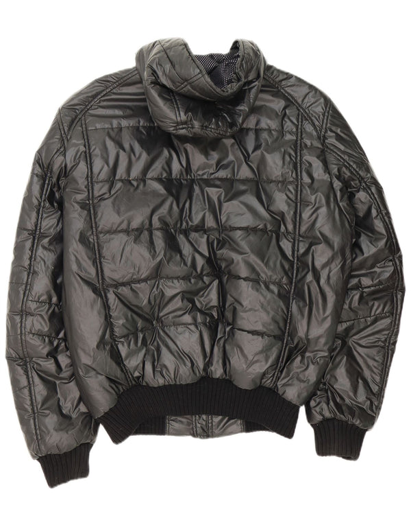 Refrigiwear Giacca imbottita con cappuccio Sixty da uomo UK 42 XL Poliestere grigio