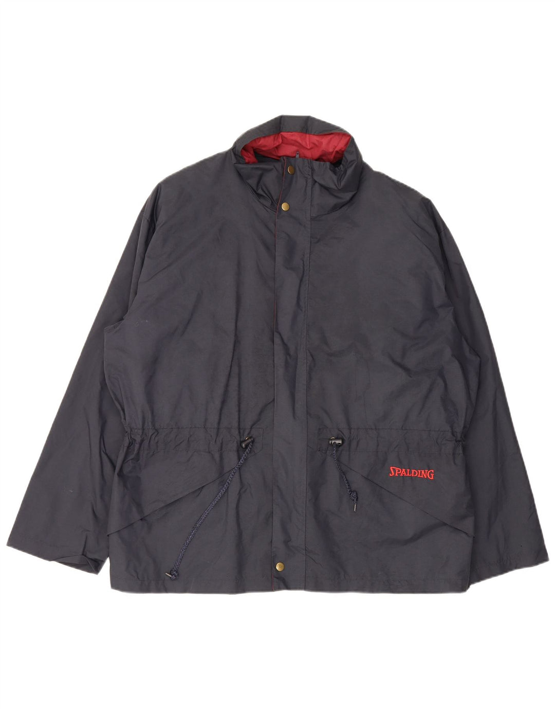 Giacca antipioggia da uomo Spalding UK 42 XL nylon blu navy