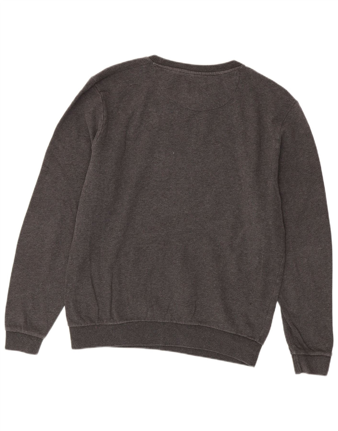 JACK WILLS Felpa da uomo Maglione grande in cotone grigio