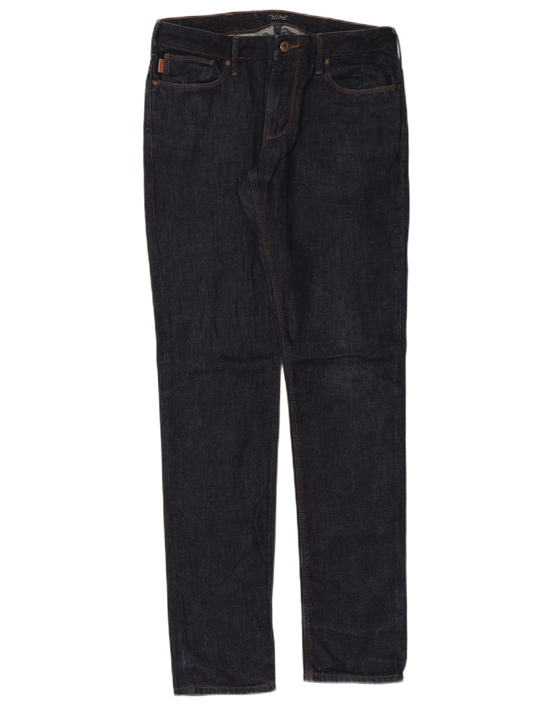 Jeans slim da donna Armani W31 L34 cotone blu navy