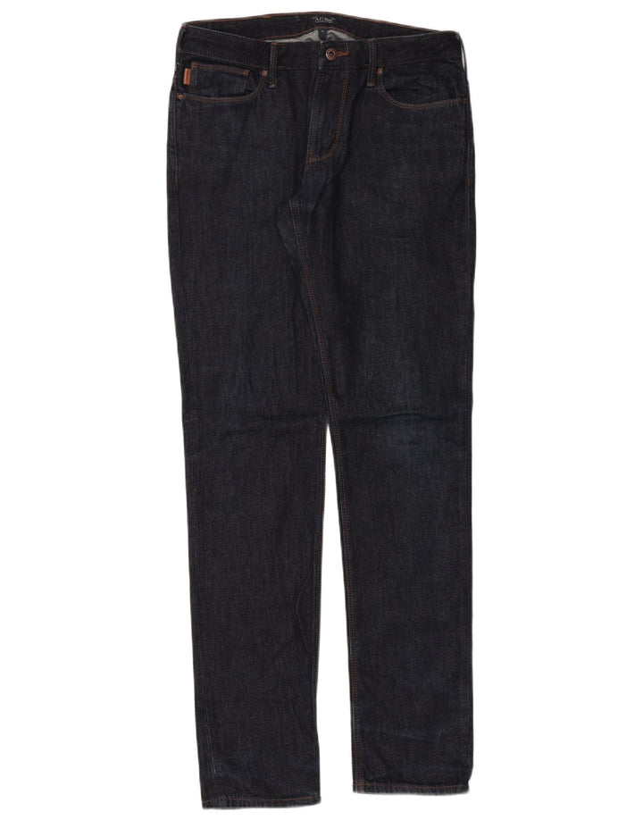 Jeans slim da donna Armani W31 L34 cotone blu navy
