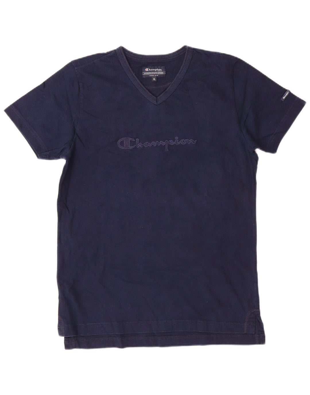 T-shirt grafica CHAMPION per ragazzi 13-14 anni XL Blu navy