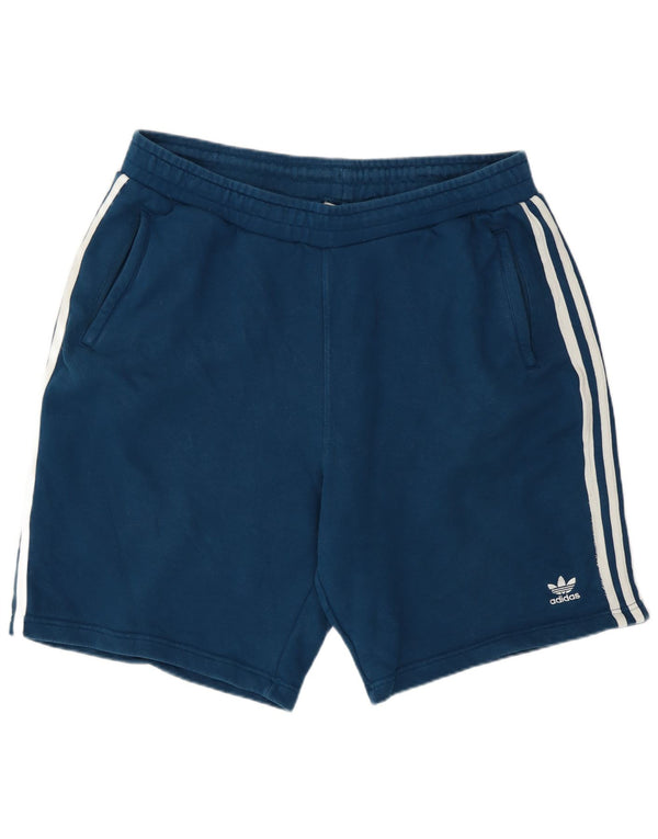 Pantaloncini sportivi Adidas da uomo XL in cotone blu navy