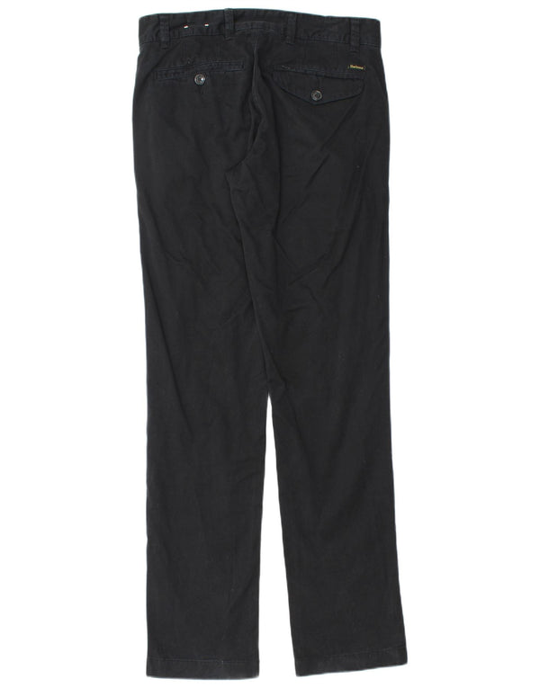 Pantaloni chino slim da uomo Barbour W30 L34 cotone nero