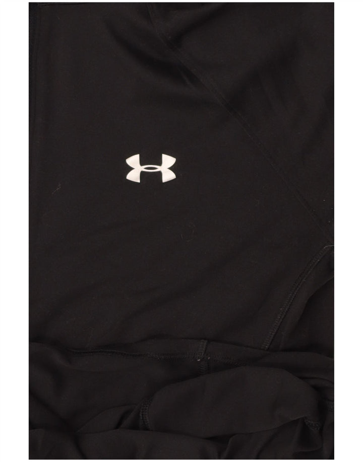 Maglia da tuta pullover con zip da donna UNDER ARMOUR UK 12 media nera