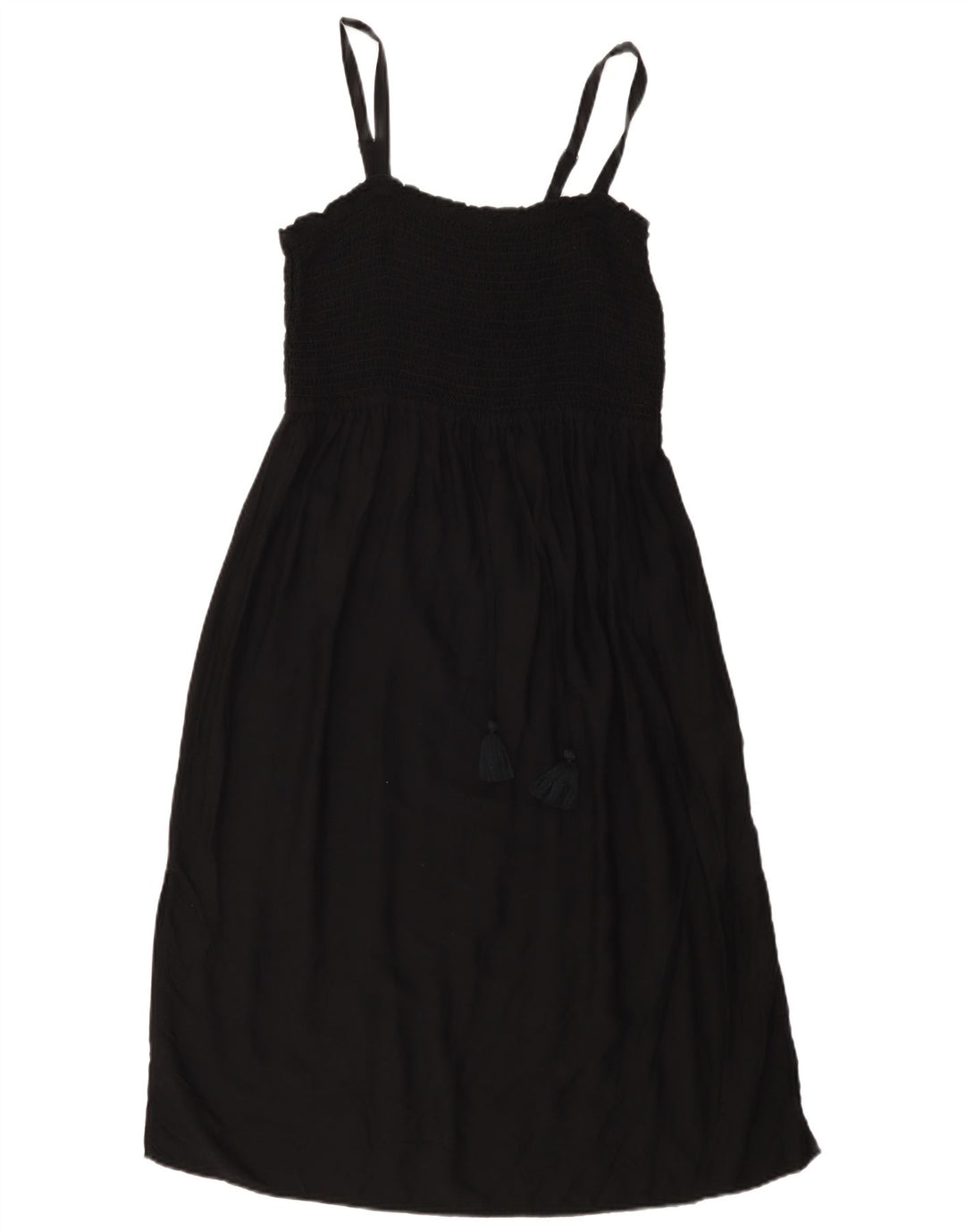 Abito sottoveste da donna Marks & Spencer UK 16 grande in viscosa nera